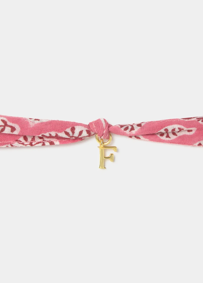 Initial bracelet F