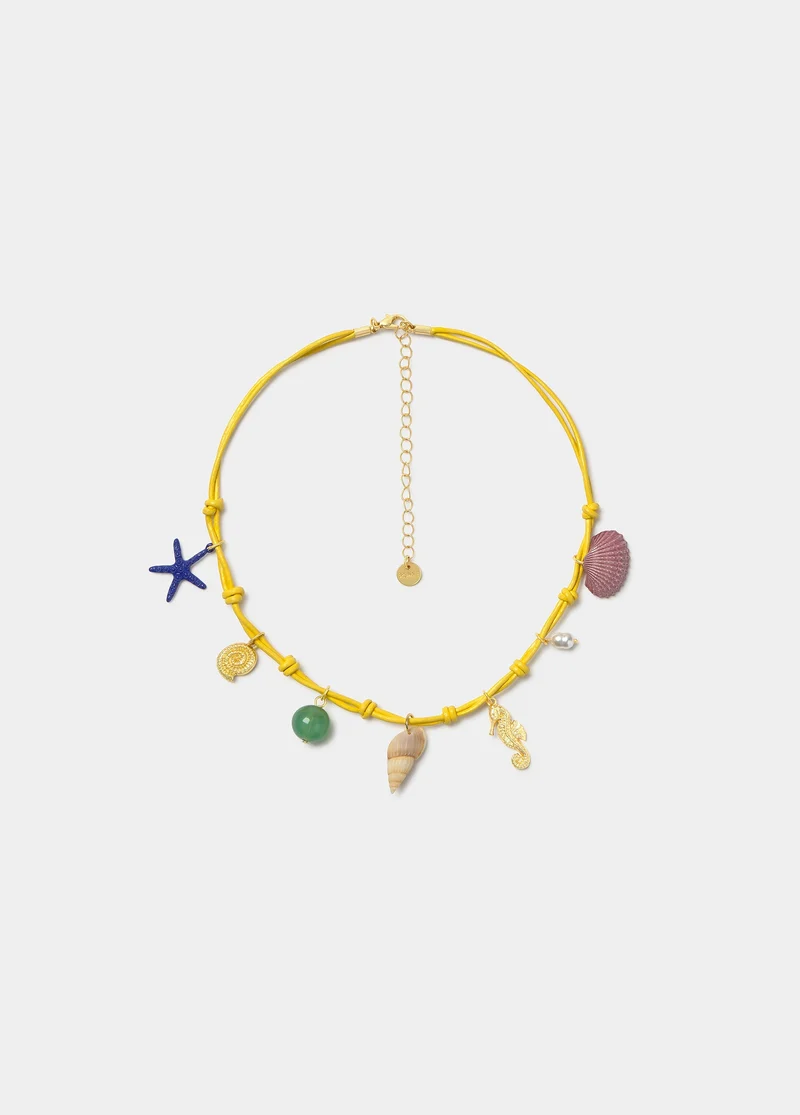 Marine piece necklace