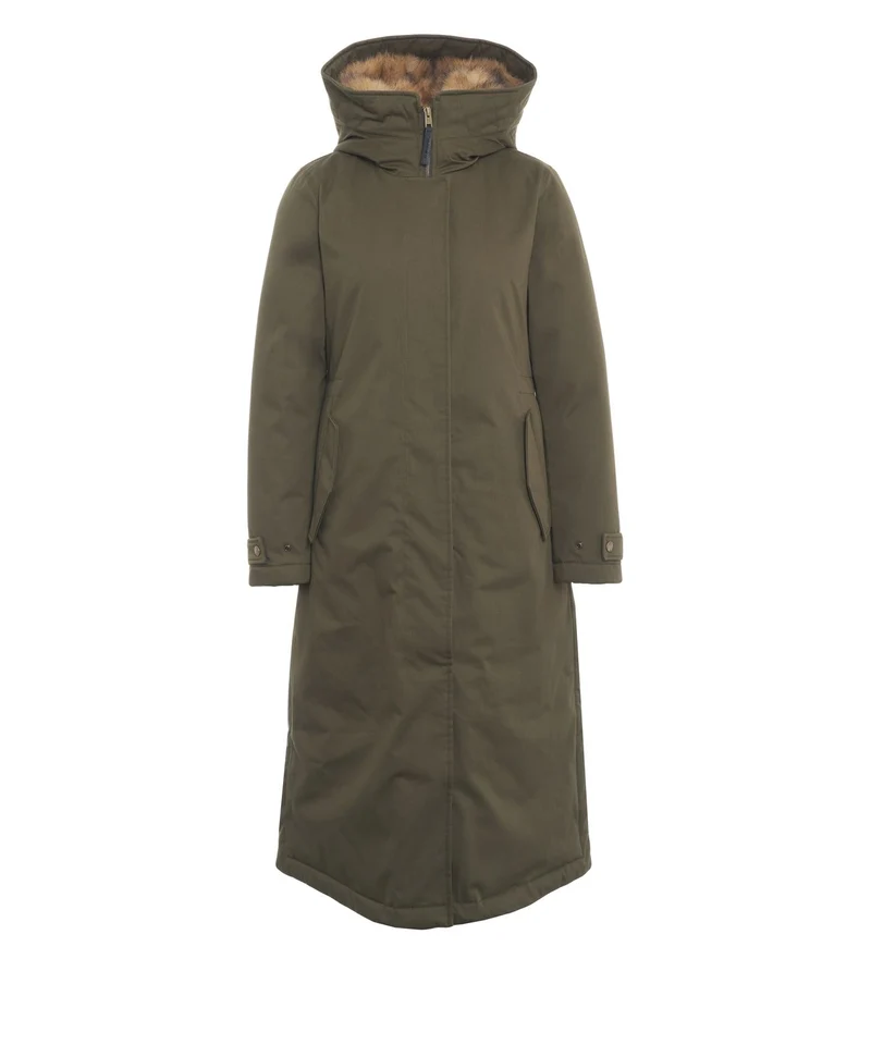 Parka in pelliccia sintetica