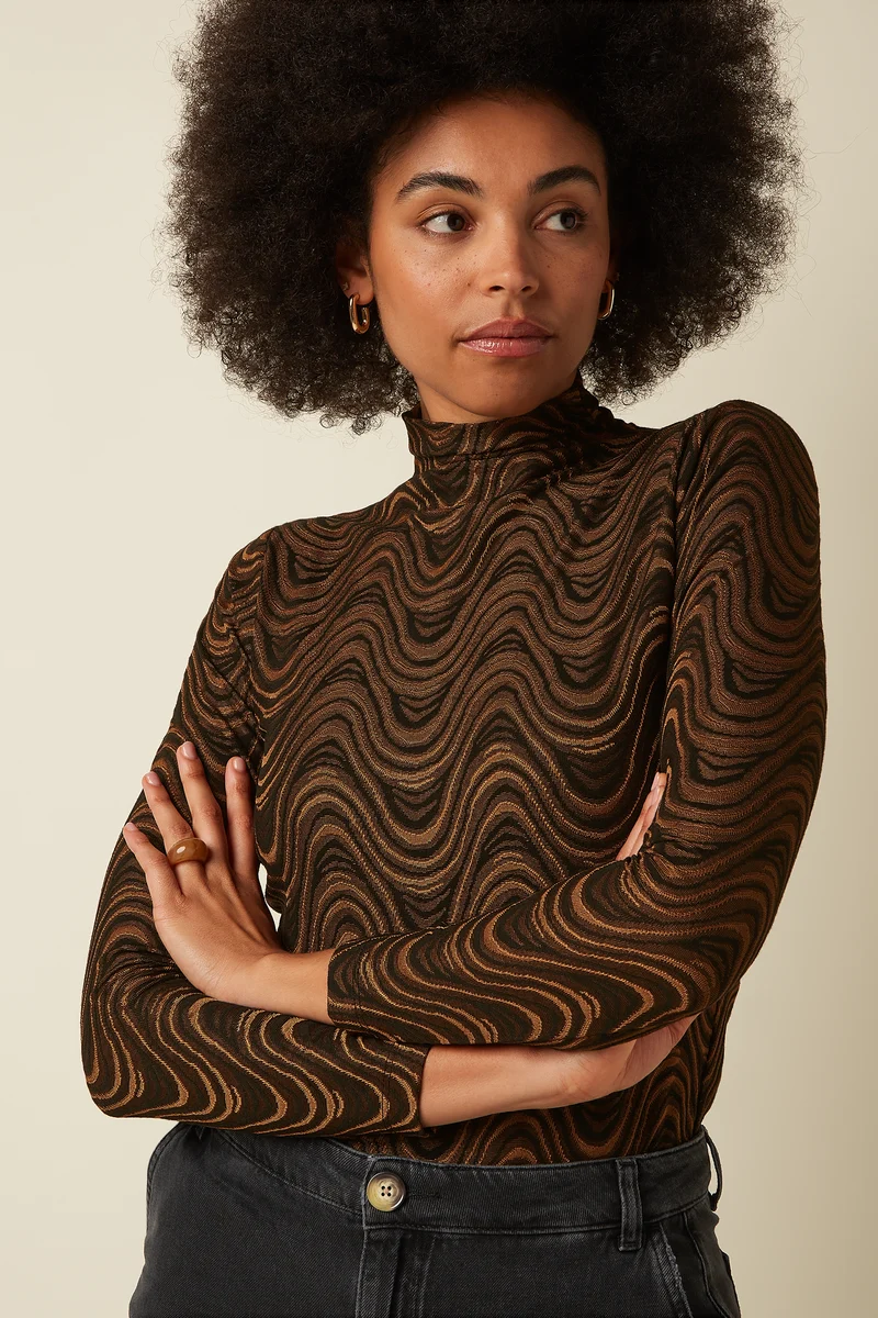 Gia Top Jackie Jacquard
