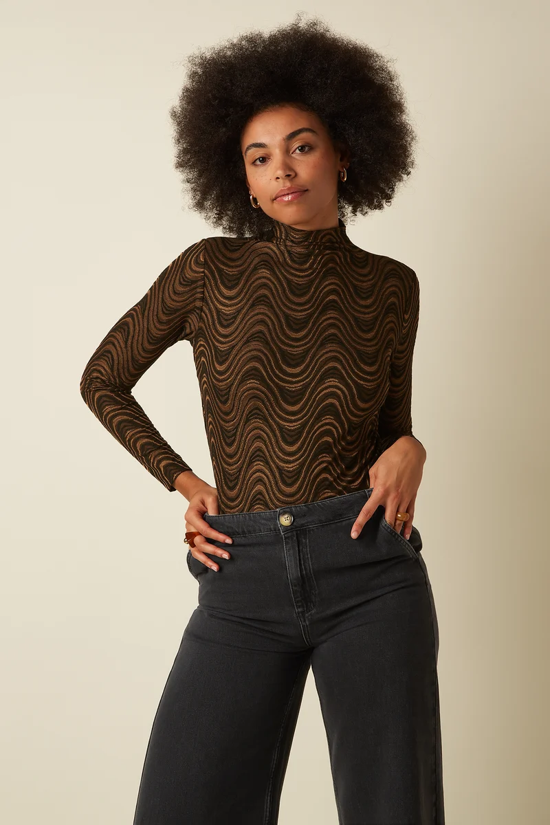 Gia Top Jackie Jacquard