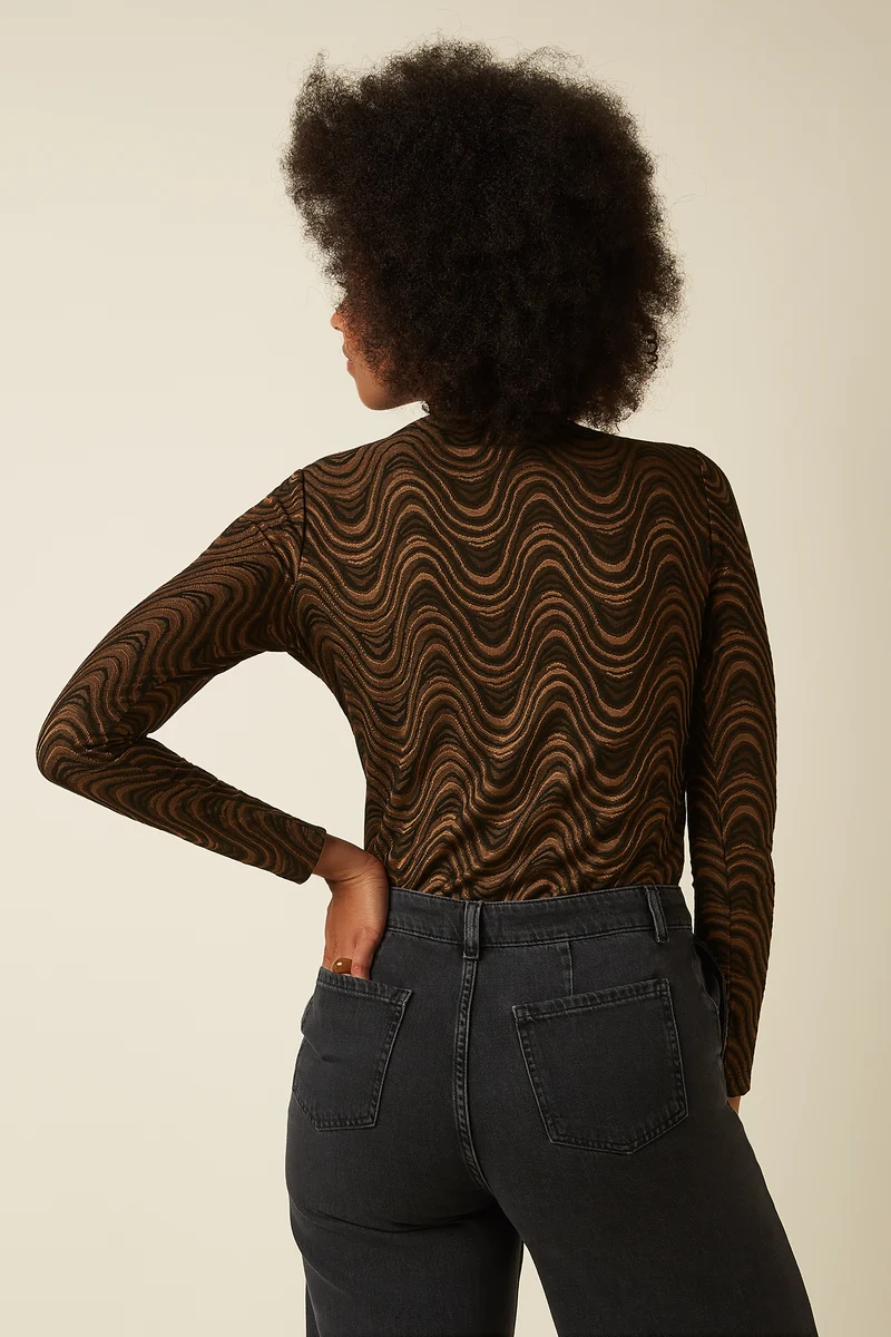 Gia Top Jackie Jacquard