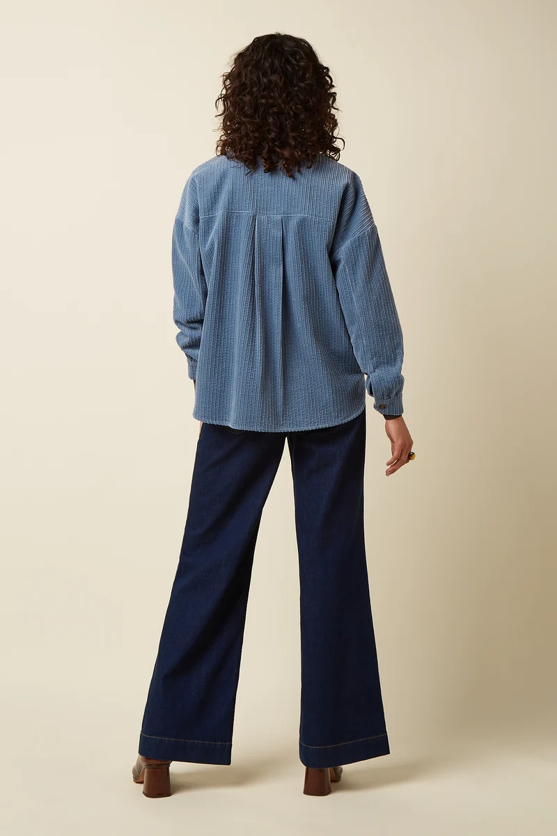 Fee Pocket Blouse Birch Cord
