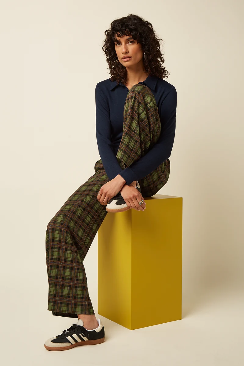 Federica Pants Timber Check