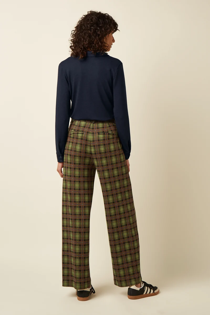 Federica Pants Timber Check