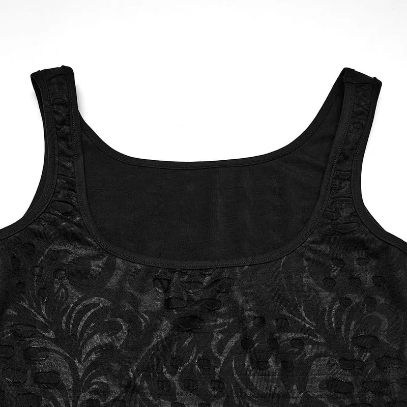 Grunge-Tanktop für Damen im Used-Look