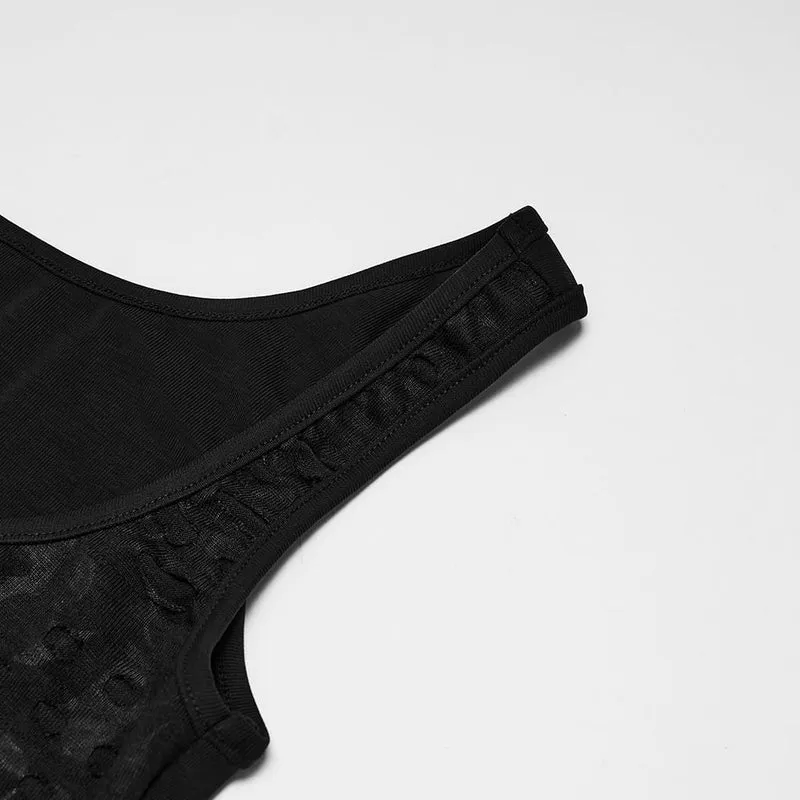 Grunge-Tanktop für Damen im Used-Look