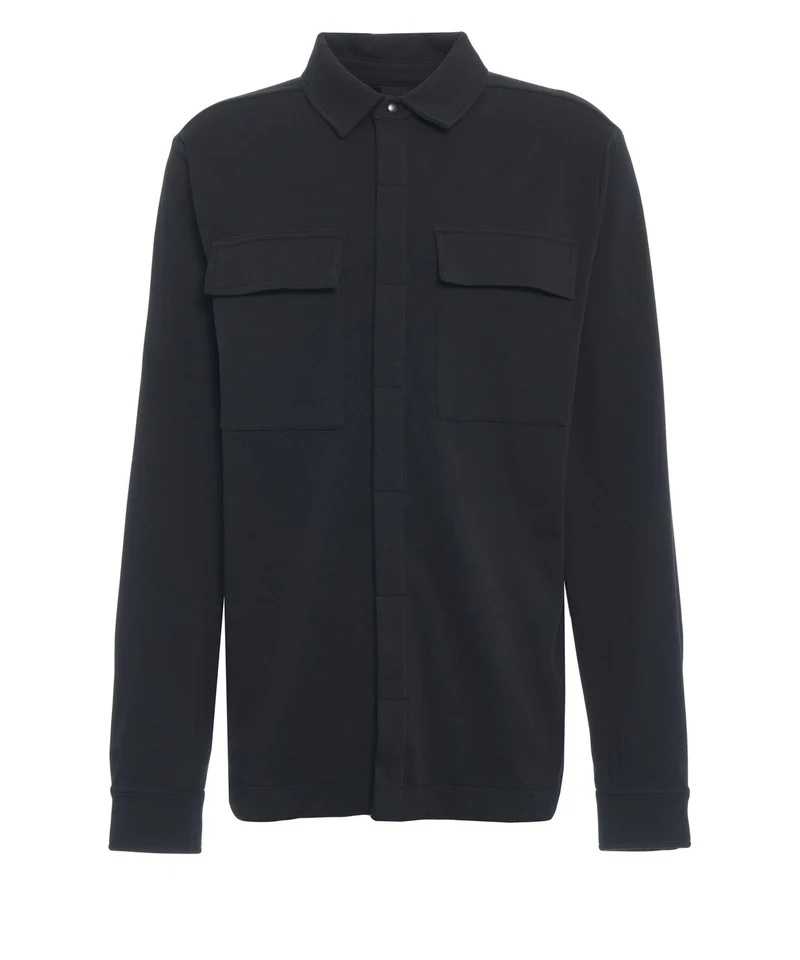 Camicia con tasche pettorali a pattina