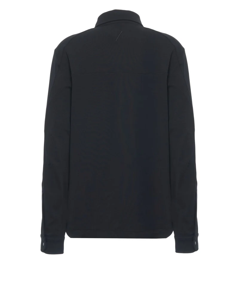 Camicia con tasche pettorali a pattina