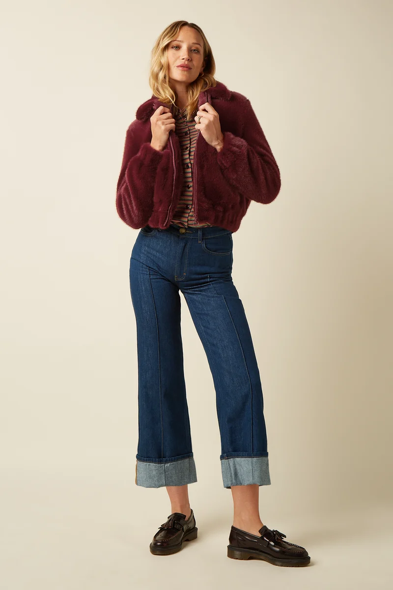 Isla Jacket Silver Fur