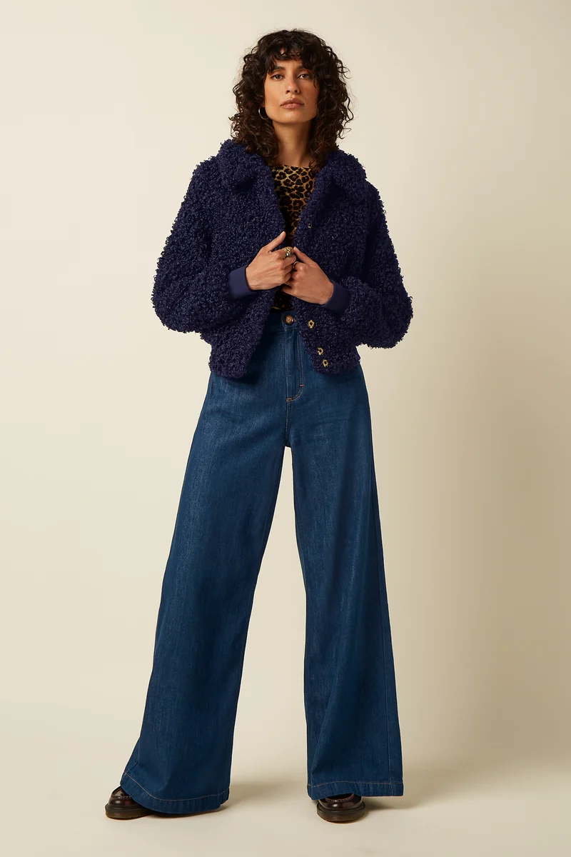 Isa Jacket Basil Fur