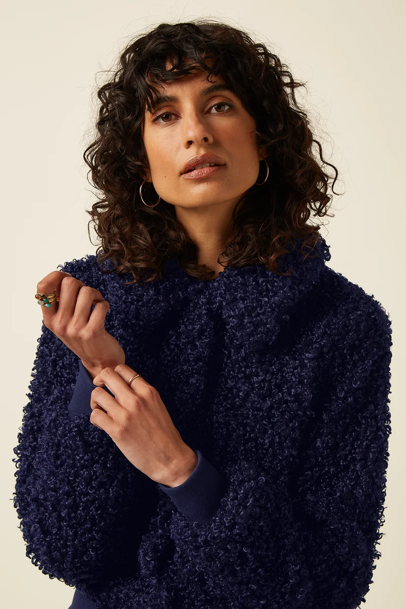 Isa Jacket Basil Fur