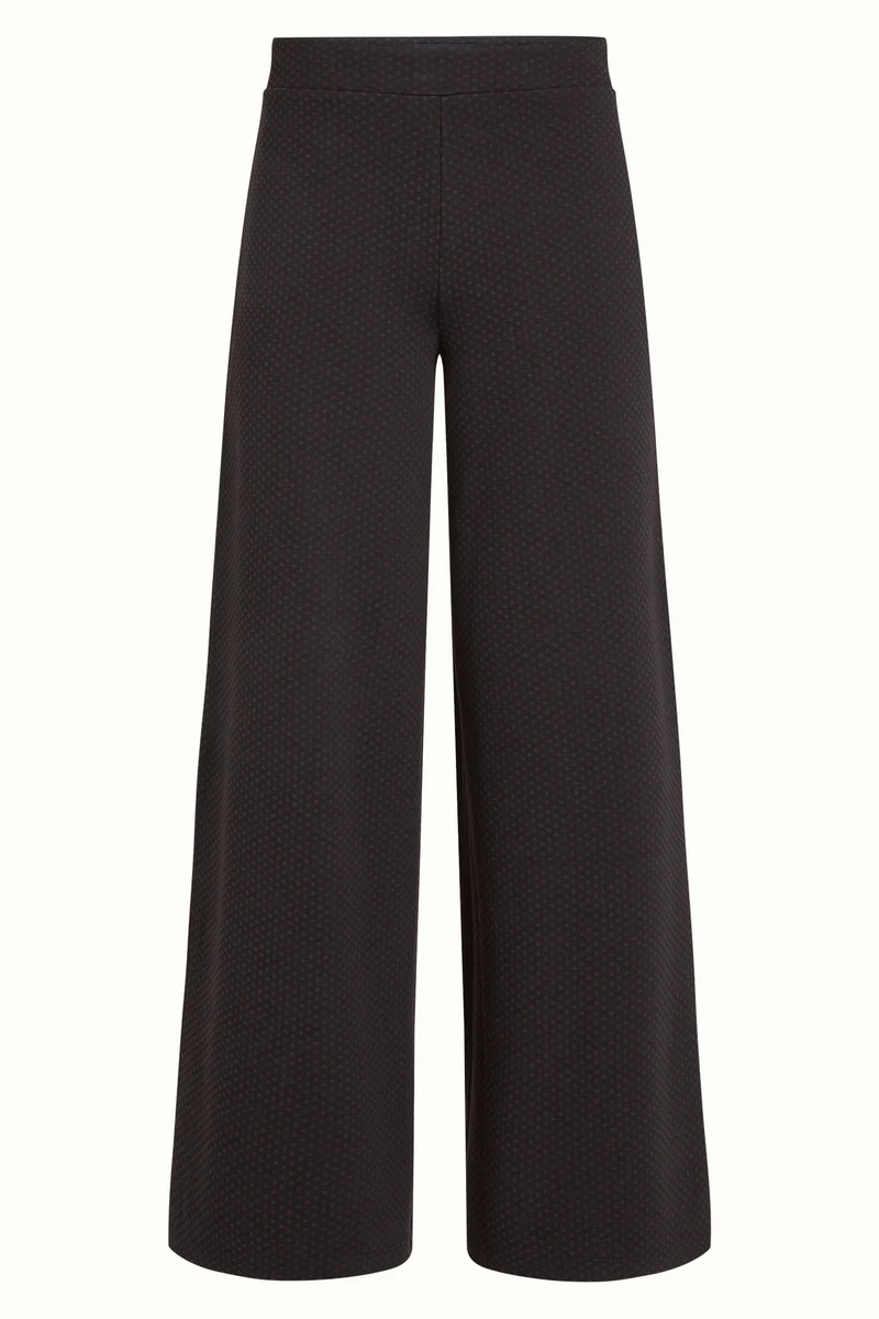 Border Palazzo Pants Mael Jacquard