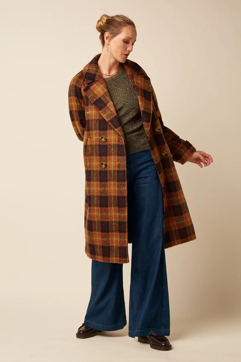 Amelie Coat Aloha Check