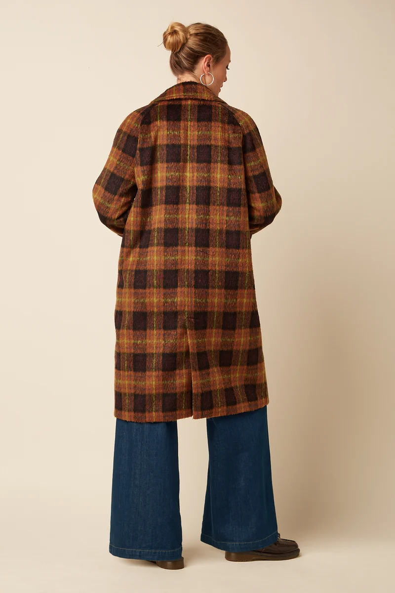 Amelie Coat Aloha Check