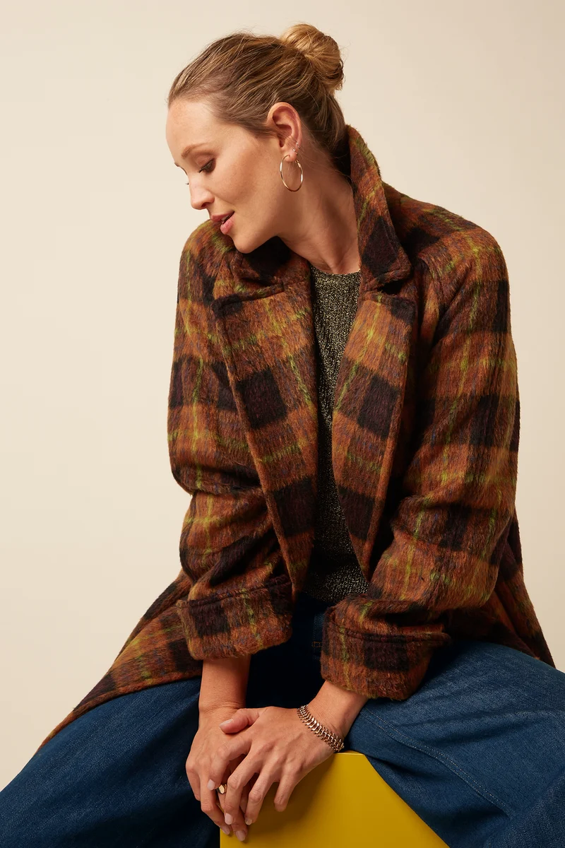 Amelie Coat Aloha Check