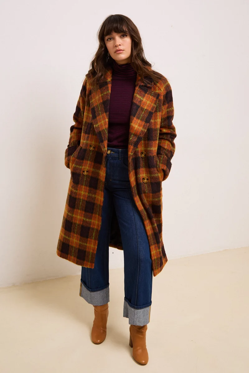 Amelie Coat Aloha Check