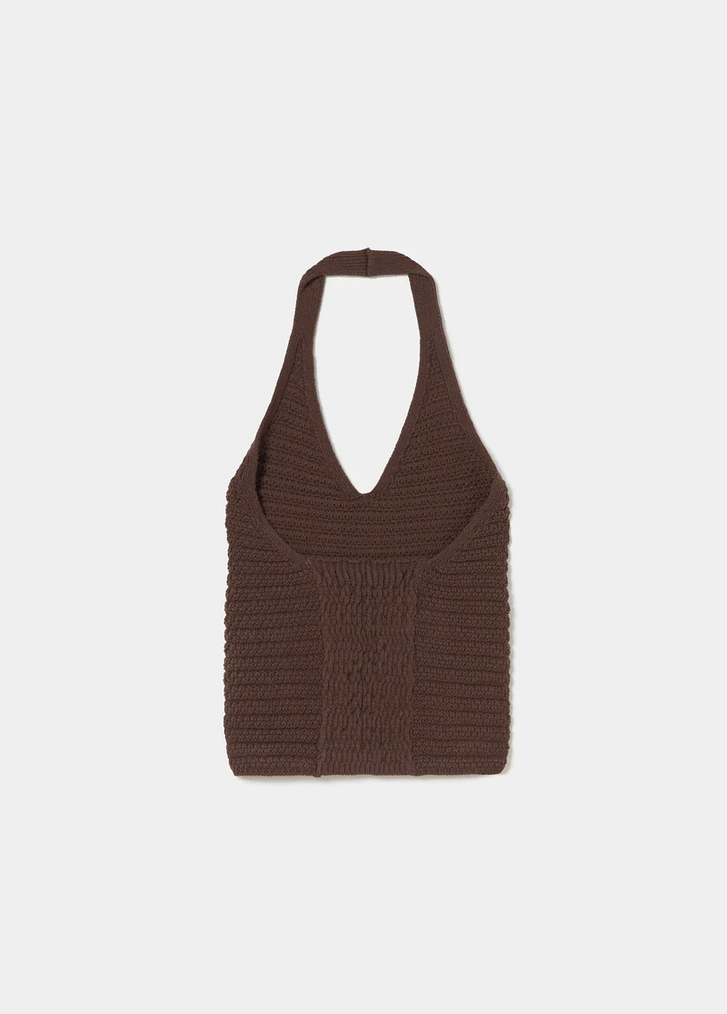 Crochet halter top