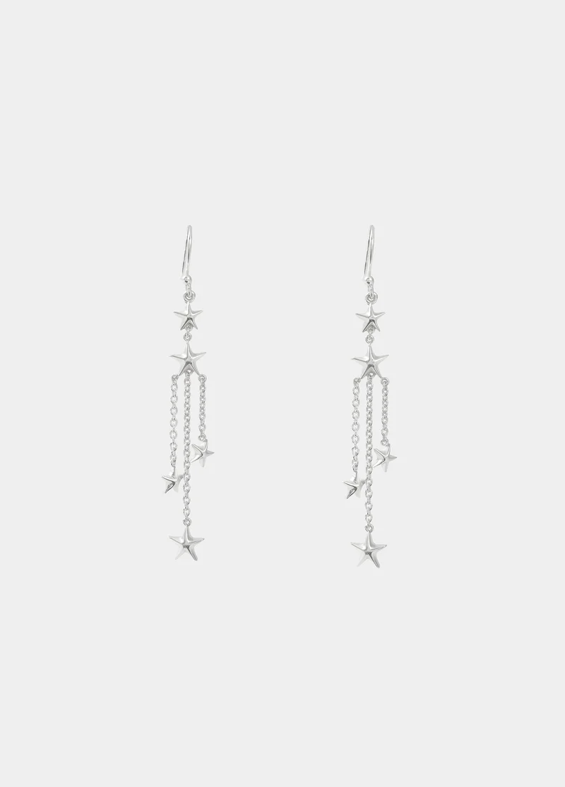 Dangling little star earrings