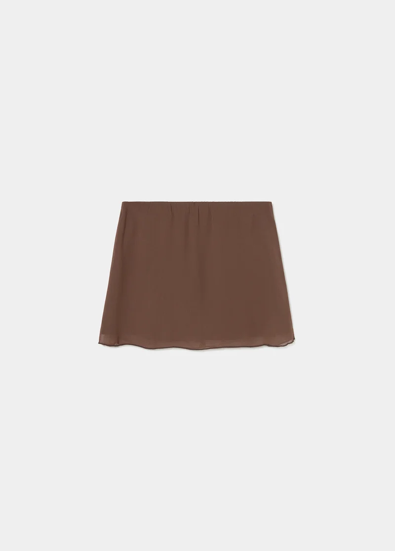 Short sequin skirt