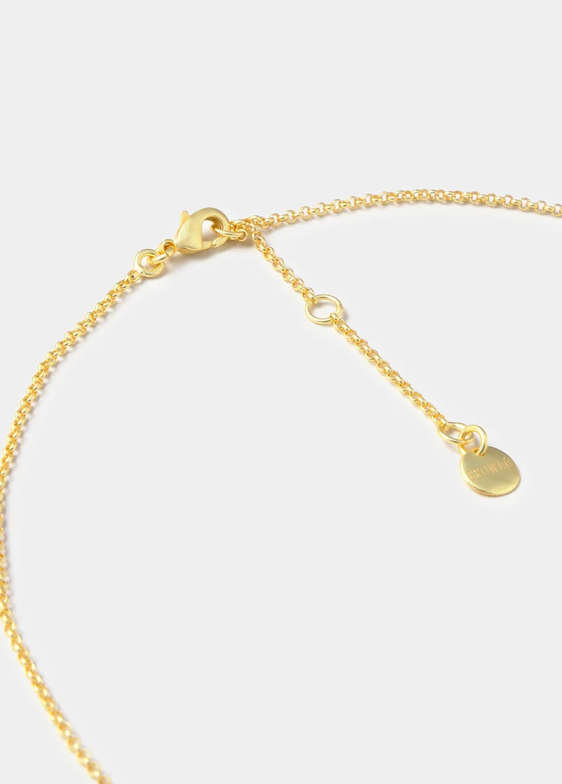 Nameplate necklace