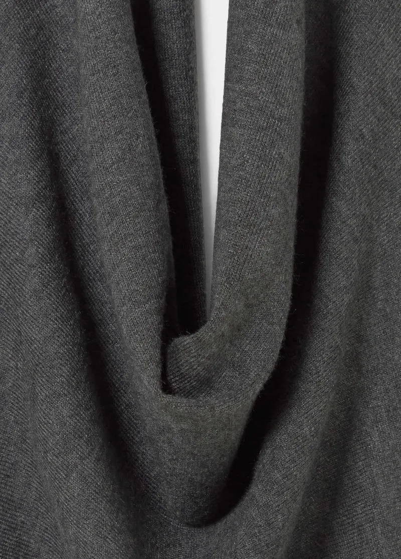 Top with waterfall neckline
