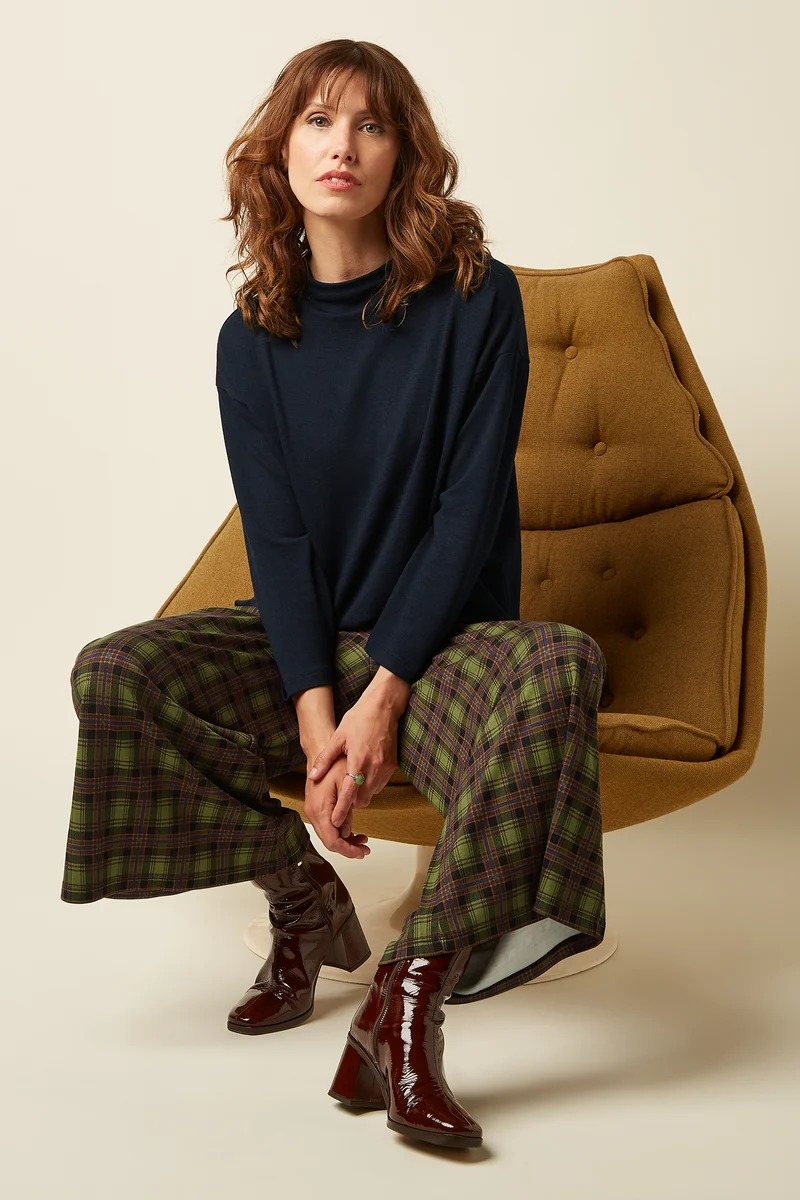 Pia Culotte Timber Check