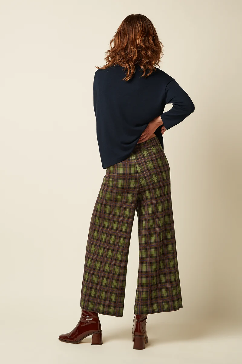 Pia Culotte Timber Check
