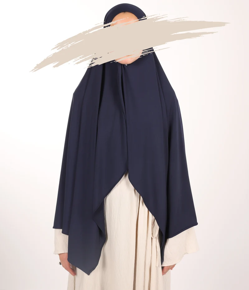Jersey Premium Quadrat - Mitternachtsblau