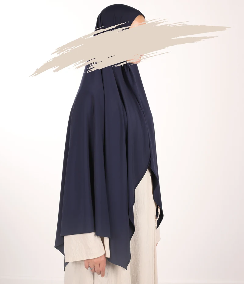 Jersey Premium Quadrat - Mitternachtsblau