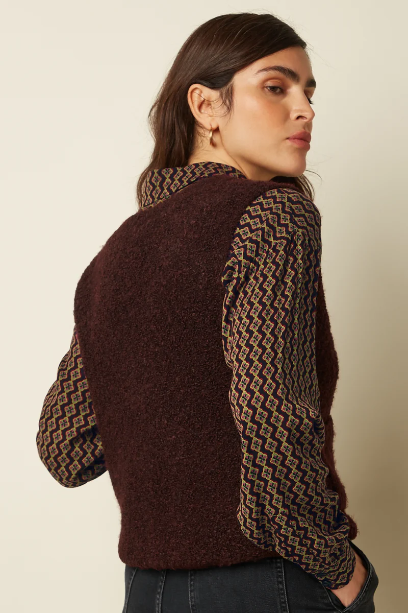 Vania Vest Boucle Knit