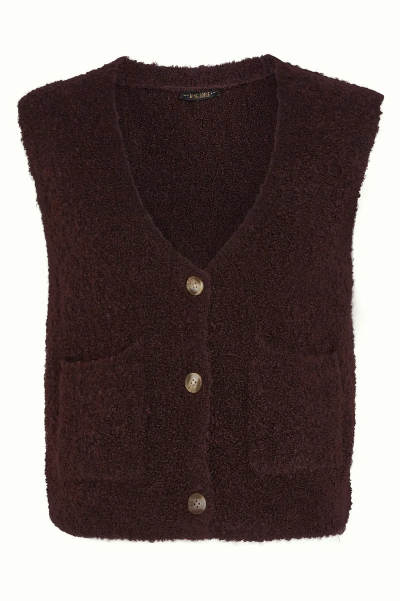 Vania Vest Boucle Knit