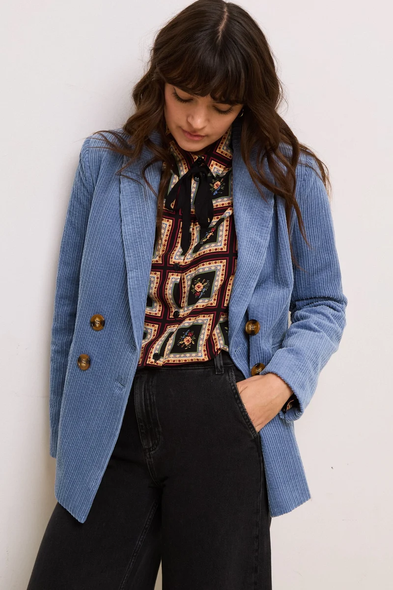 Tina Blazer Birch Cord