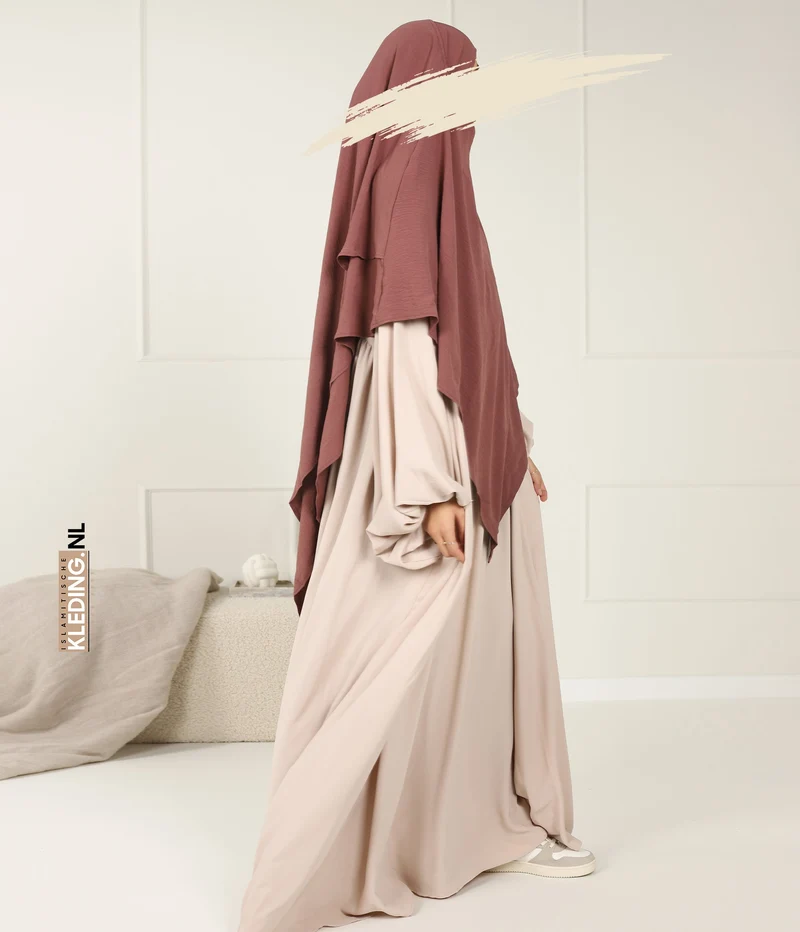 Double Diamond KHIMAR Jaz - Dunkle Rose