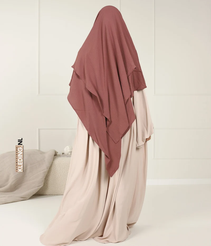 Double Diamond KHIMAR Jaz - Dunkle Rose