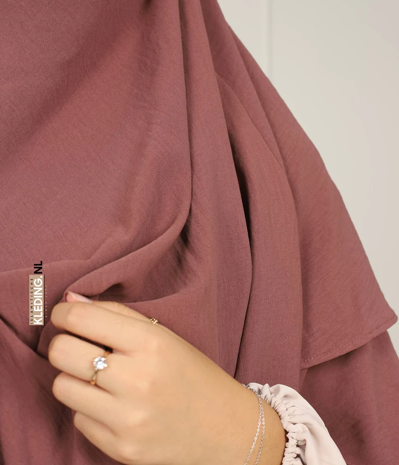 Double Diamond KHIMAR Jaz - Dunkle Rose