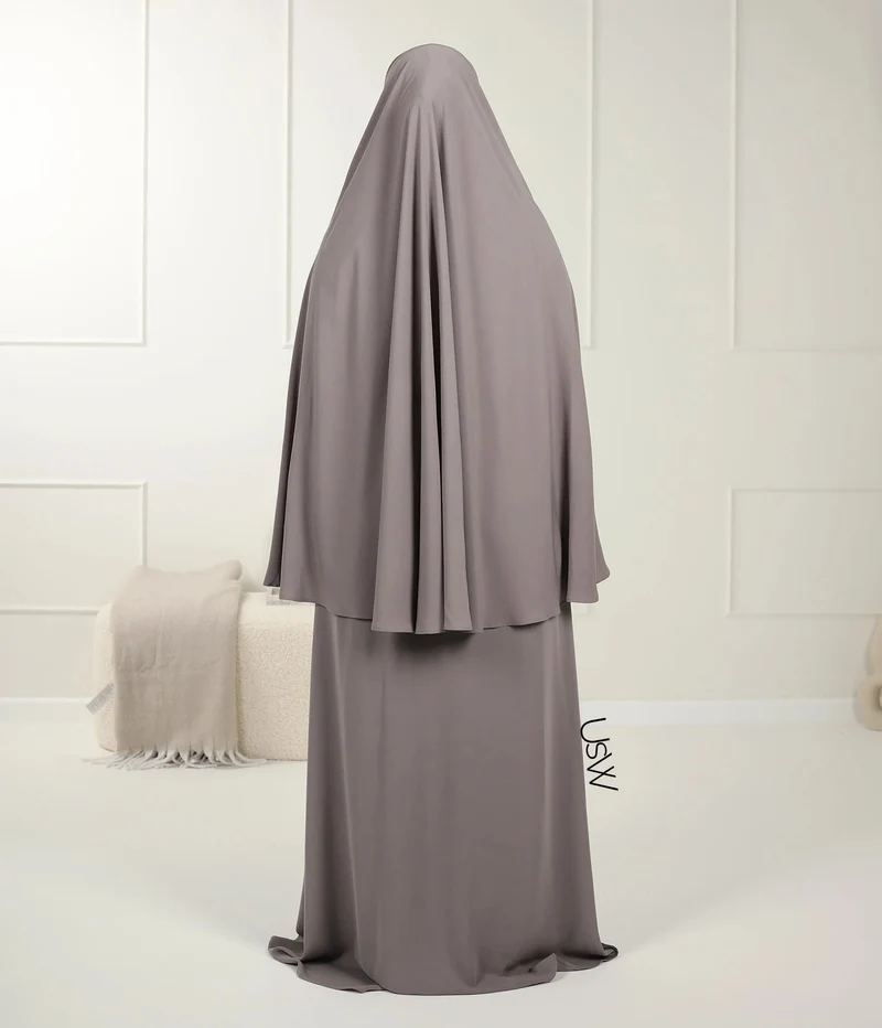UsW - Pearl Puff Abaya SET