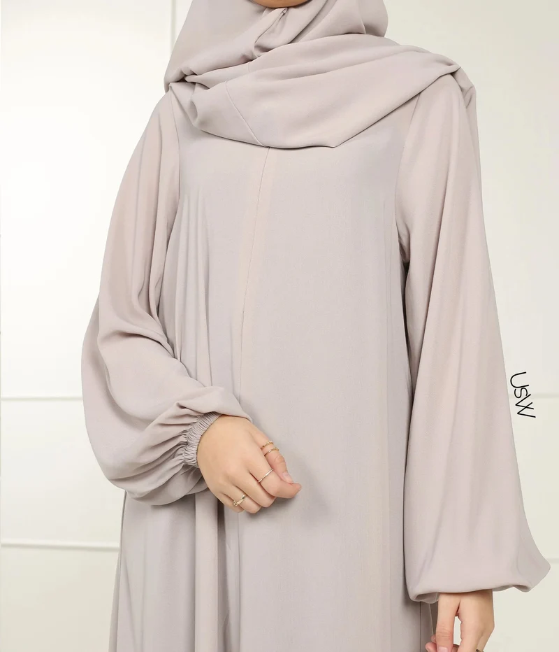 UsW - Pearl Puff Abaya SET