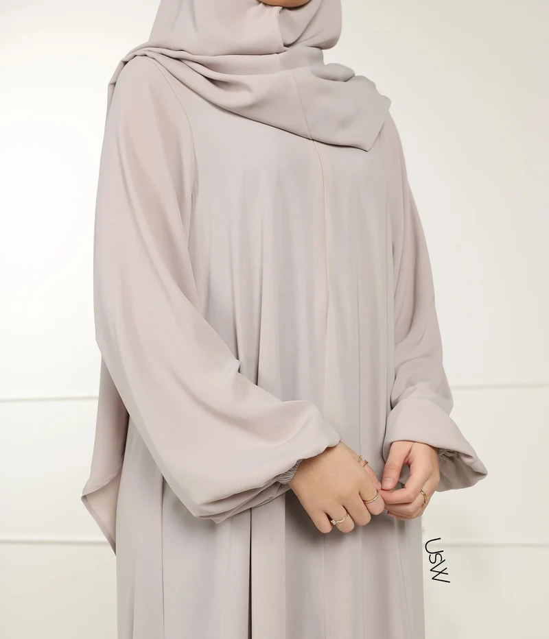 UsW - Pearl Puff Abaya SET