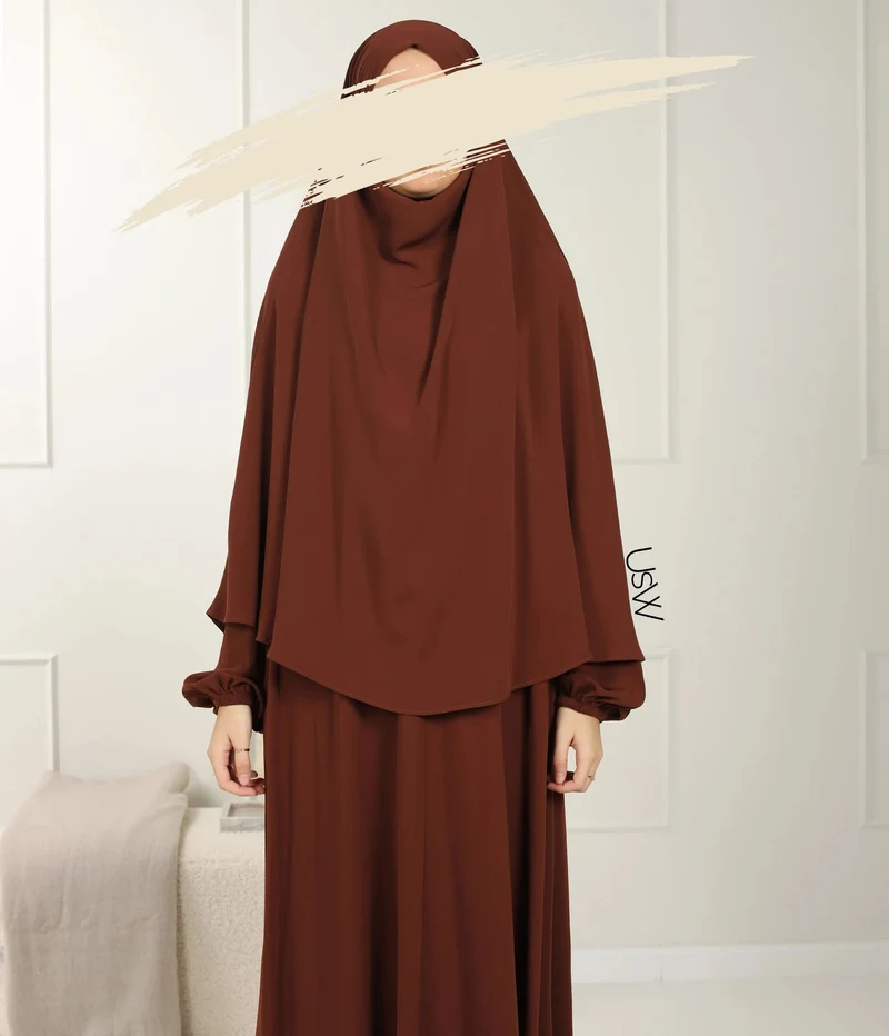 UsW - Pearl Puff Abaya SET