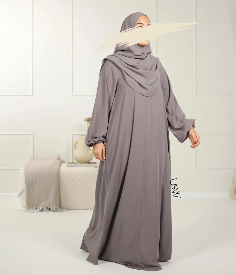 UsW - Pearl Puff Abaya SET