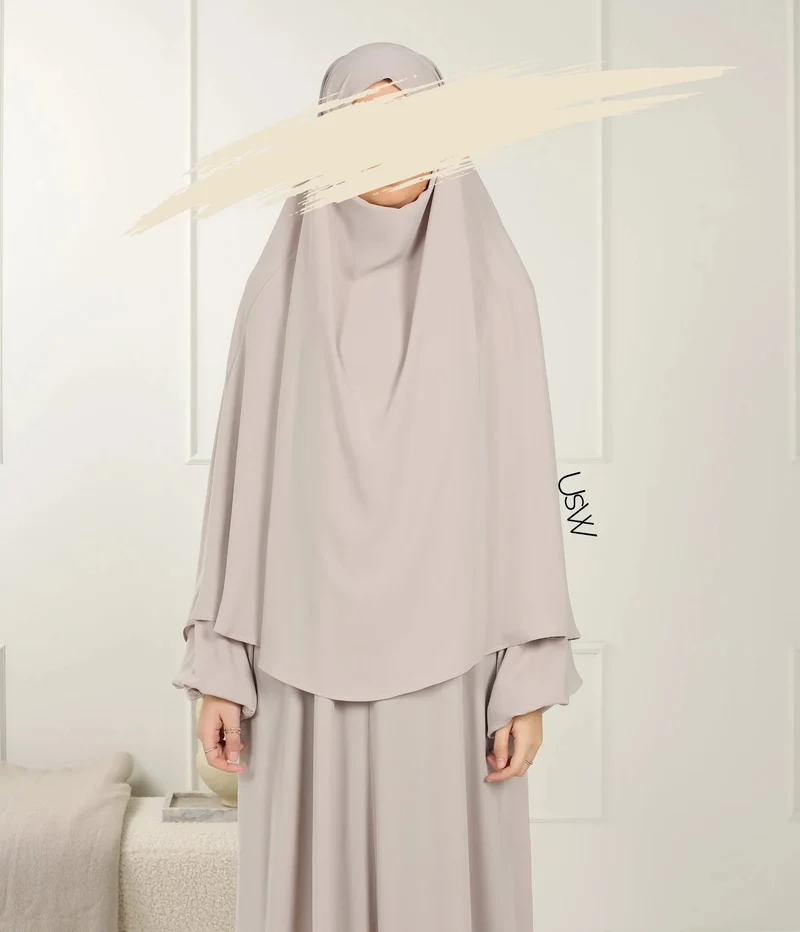 UsW - Pearl Puff Abaya SET