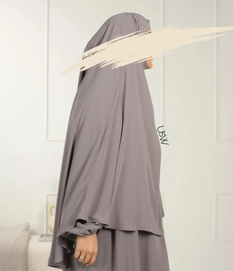 UsW - Pearl Puff Abaya SET
