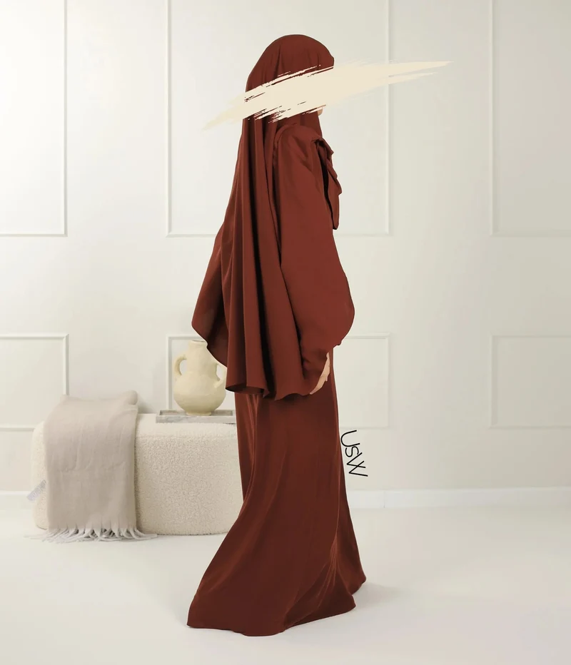 UsW - Pearl Puff Abaya SET
