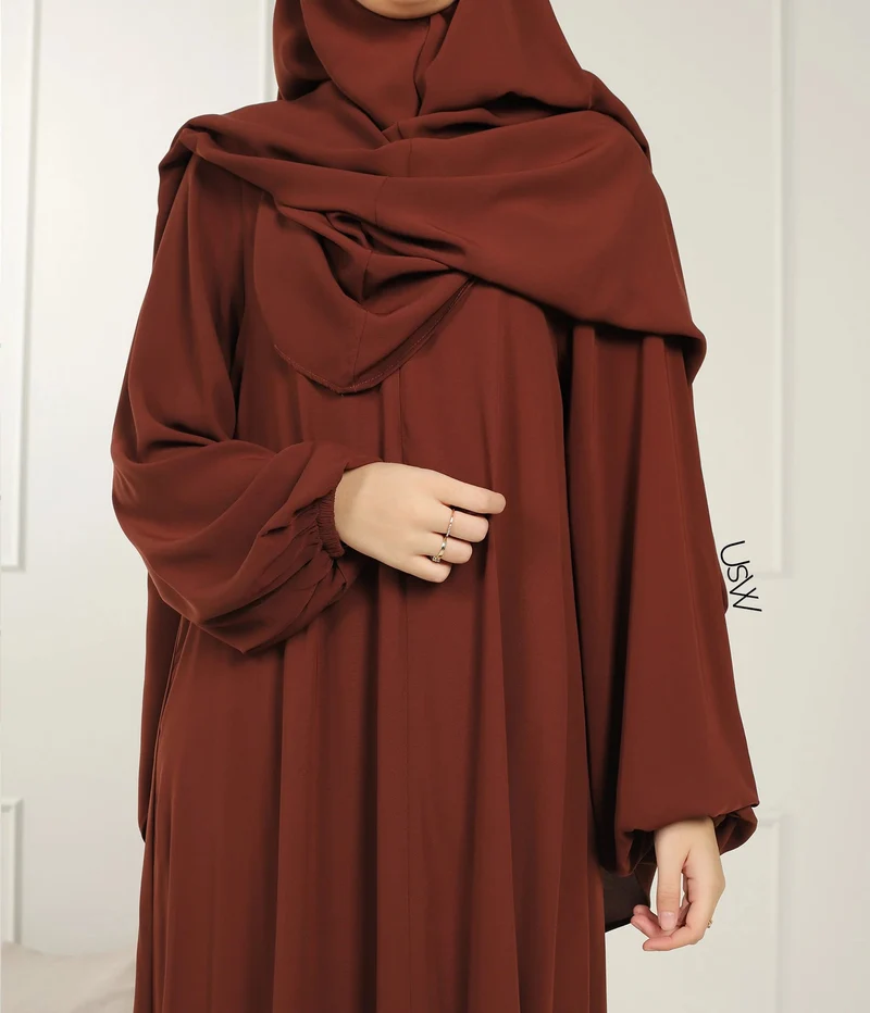 UsW - Pearl Puff Abaya SET