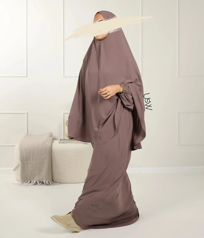 UsW - Pearl Puff Abaya SET