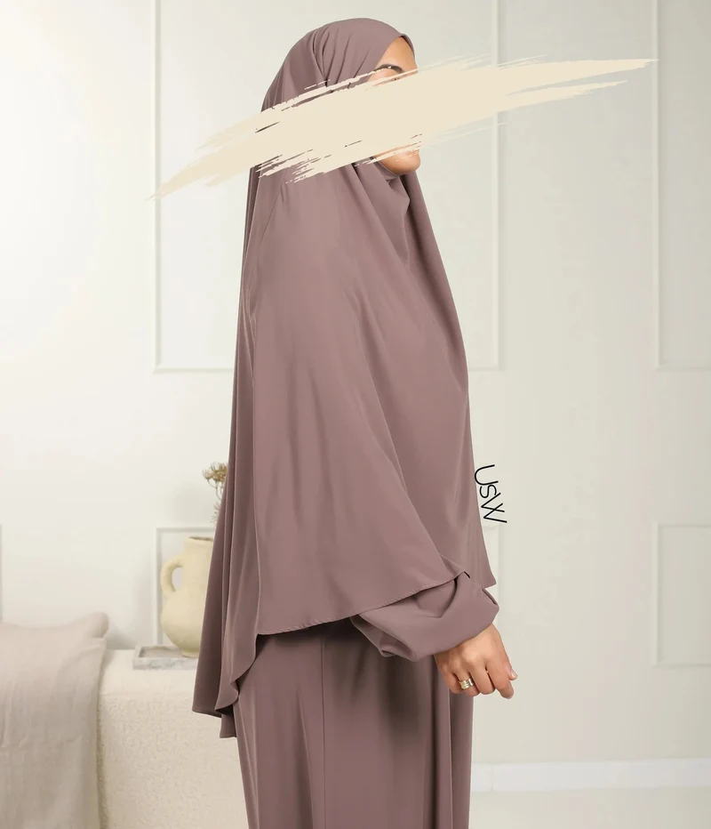UsW - Pearl Puff Abaya SET