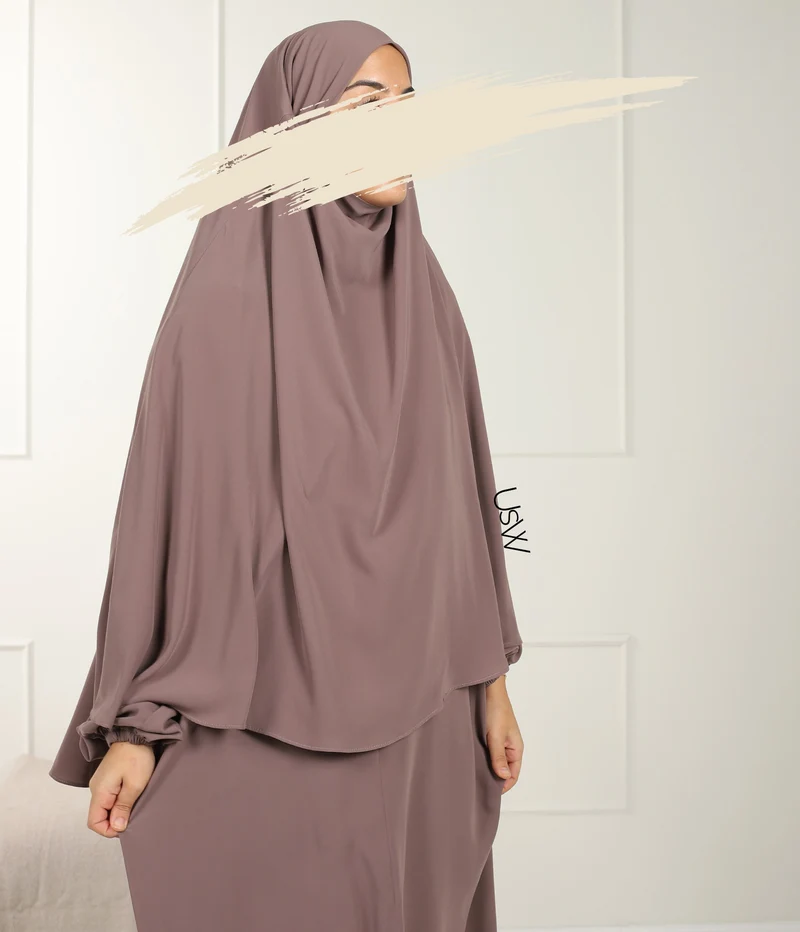 UsW - Pearl Puff Abaya SET
