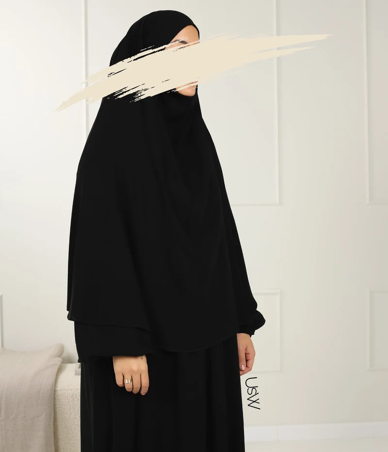 UsW - Pearl Puff Abaya SET