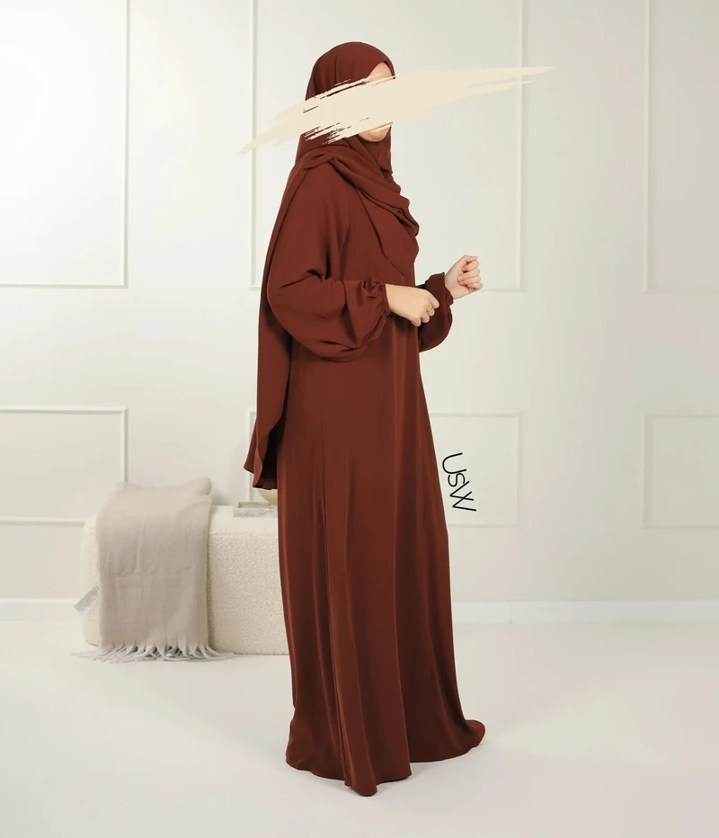 UsW - Pearl Puff Abaya SET
